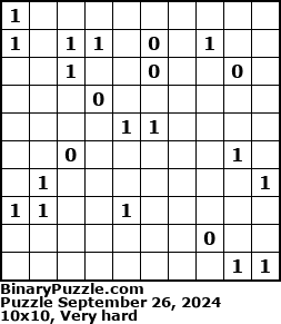 Binary Puzzle
