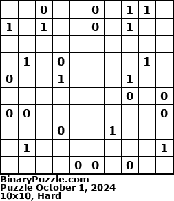 Binary Puzzle