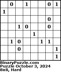 Binary Puzzle