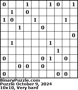 Binary Puzzle