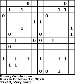 Binary Puzzle