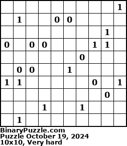 Binary Puzzle