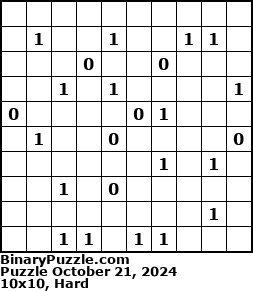 Binary Puzzle