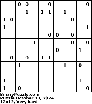 Binary Puzzle