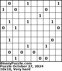 Binary Puzzle