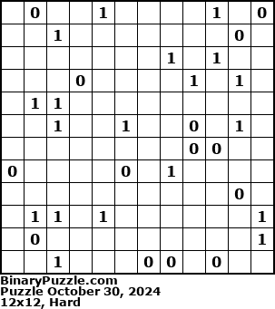 Binary Puzzle