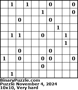 Binary Puzzle