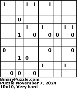 Binary Puzzle