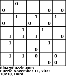 Binary Puzzle