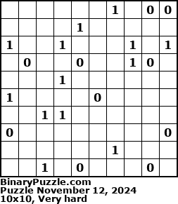 Binary Puzzle