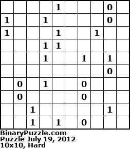 Binary Puzzle