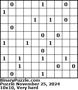 Binary Puzzle