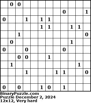 Binary Puzzle