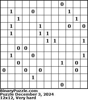 Binary Puzzle