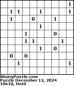 Binary Puzzle