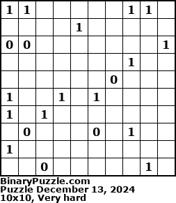 Binary Puzzle