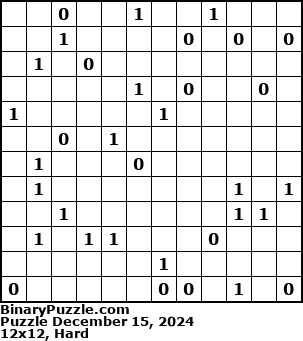 Binary Puzzle