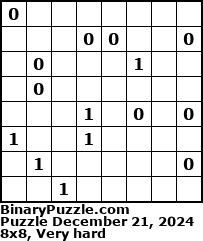 Binary Puzzle