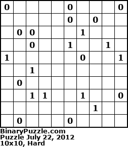 Binary Puzzle
