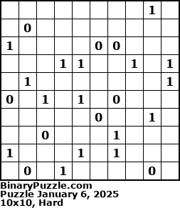 Binary Puzzle