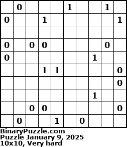 Binary Puzzle
