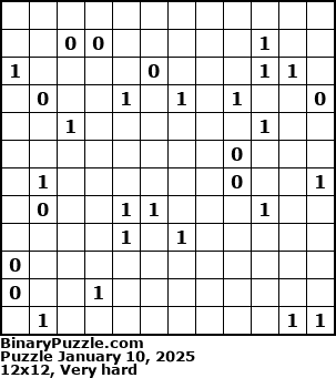Binary Puzzle
