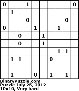 Binary Puzzle