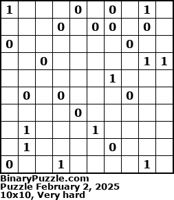 Binary Puzzle