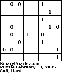 Binary Puzzle
