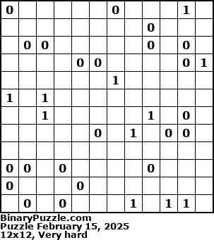 Binary Puzzle