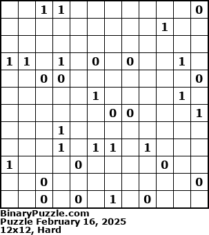 Binary Puzzle