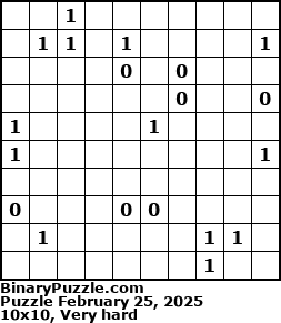 Binary Puzzle
