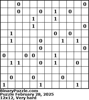 Binary Puzzle