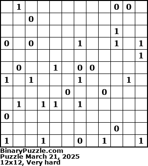 Binary Puzzle