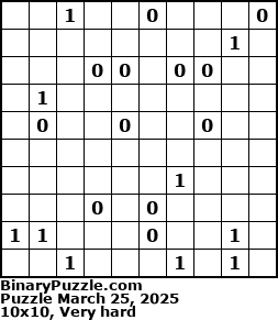 Binary Puzzle