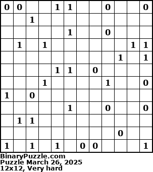 Binary Puzzle