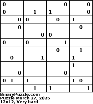 Binary Puzzle