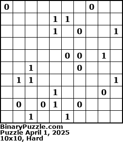 Binary Puzzle