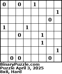 Binary Puzzle