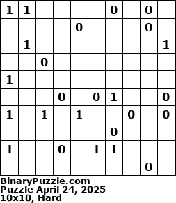 Binary Puzzle