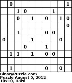 Binary Puzzle