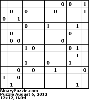Binary Puzzle