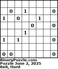 Binary Puzzle