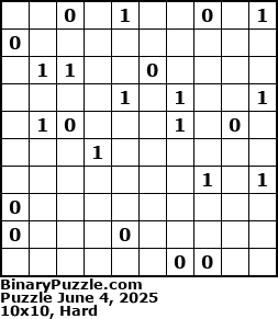 Binary Puzzle