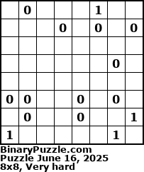 Binary Puzzle