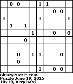 Binary Puzzle