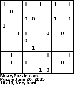 Binary Puzzle