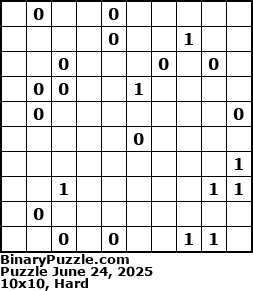 Binary Puzzle