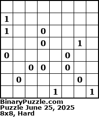 Binary Puzzle
