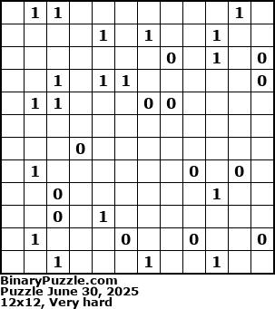 Binary Puzzle